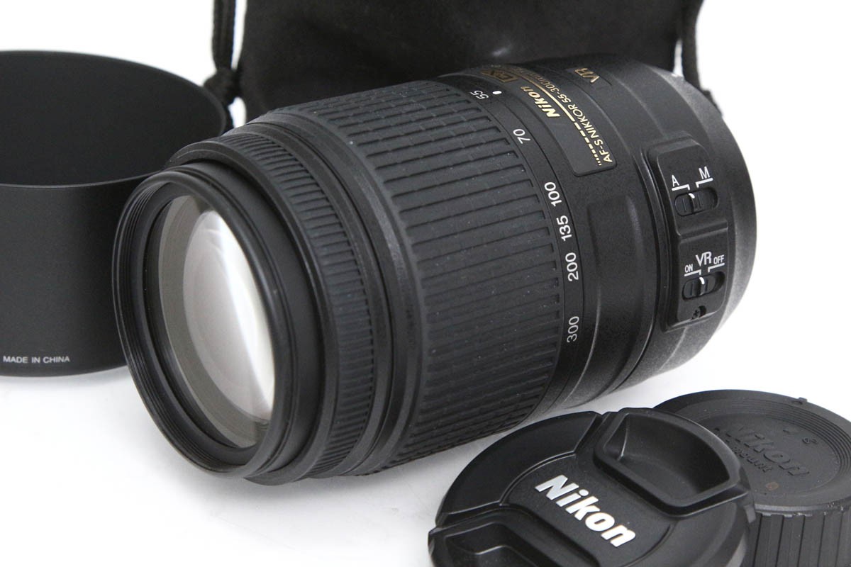 最安値】超望遠レンズ☘️Nikon AF-S 55-300mm☘️手ぶれ補正 ニコン