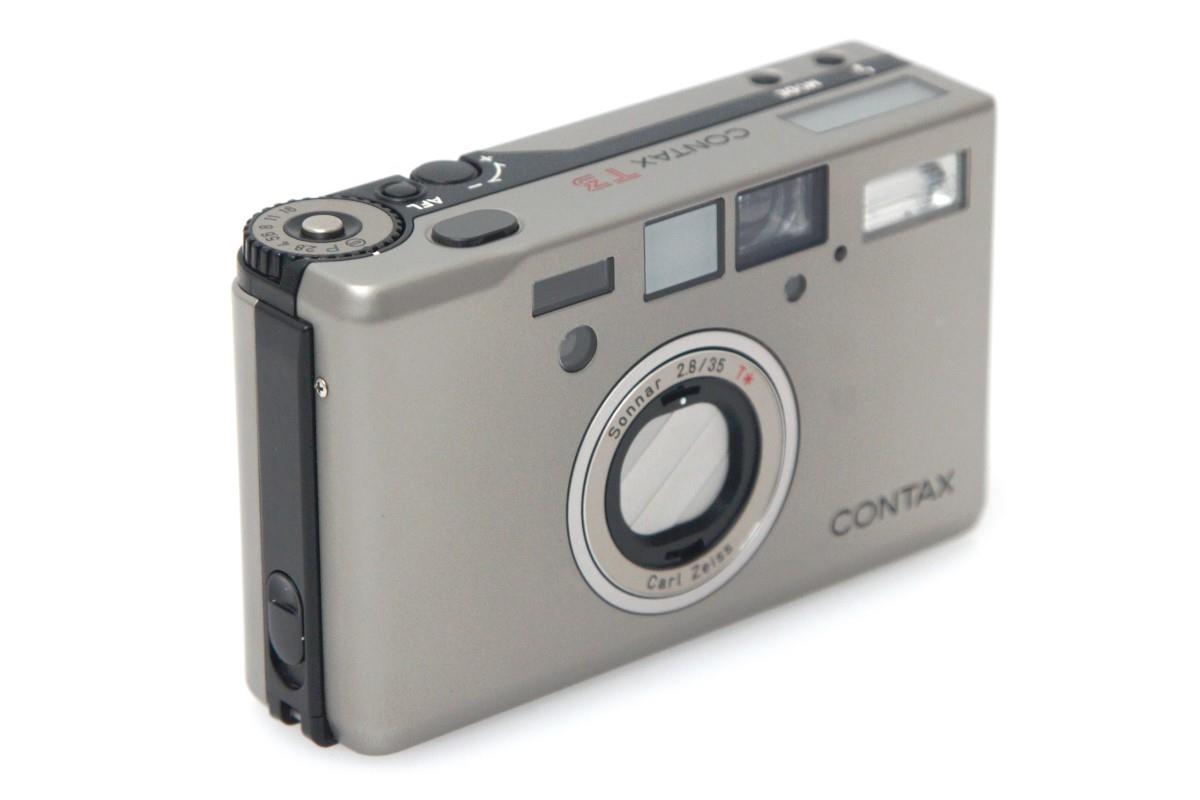 最終値下げ】CONTAX T3 コンパクトフィルムカメラ シルバー CONTAX T3