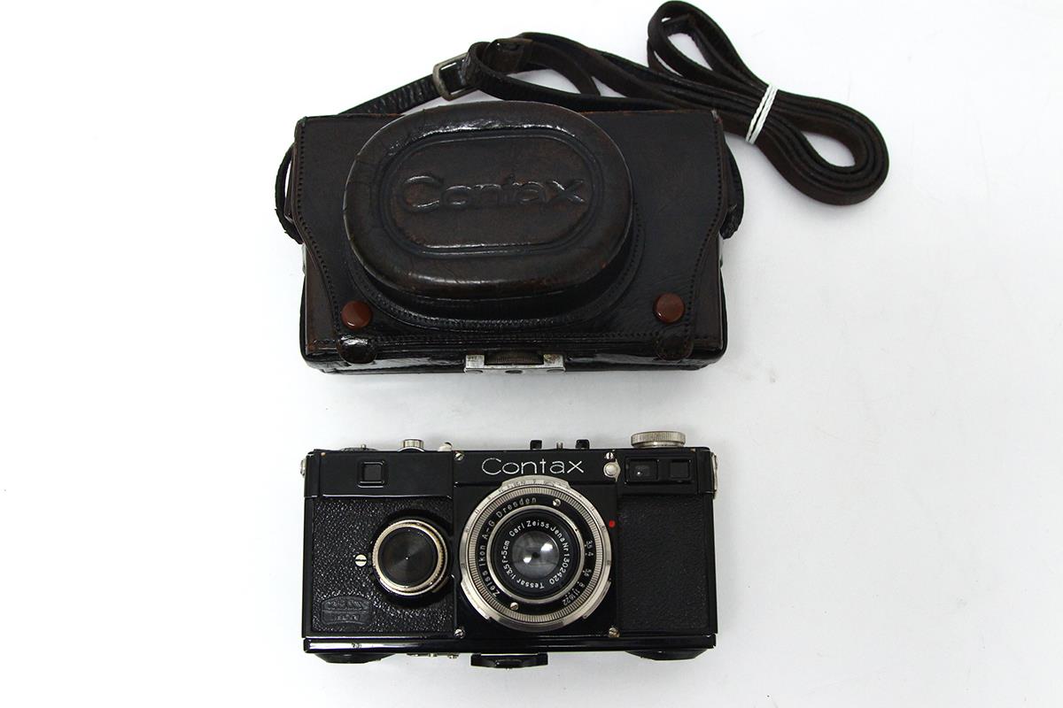 I型 ブラックコンタックス + Tessear 5cm F3.5 CA01-M1861-3V1B-ψ