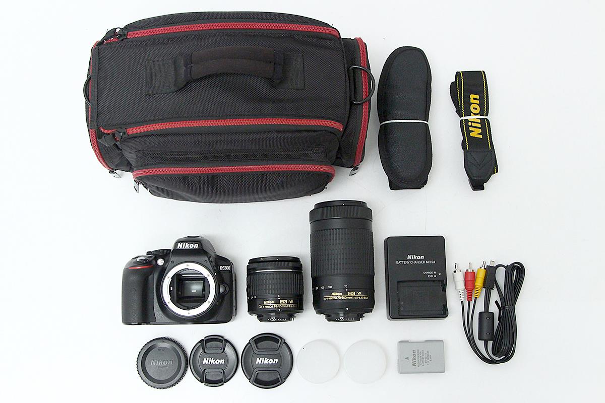 Nikon D5300 ダブルズームキット シャッター数少なめ 【公式通販】