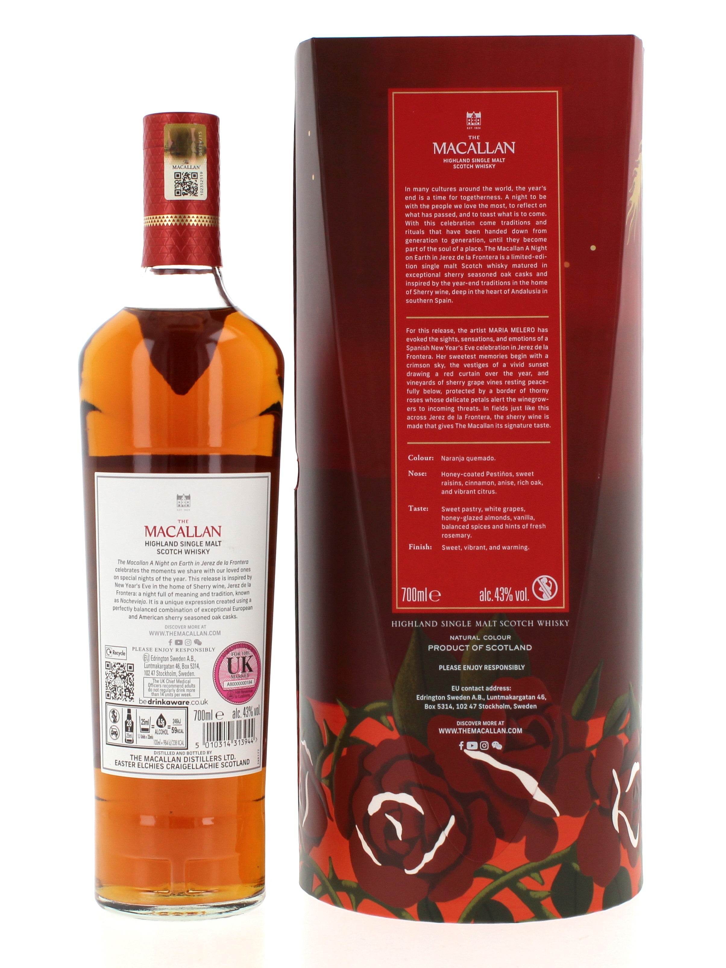 The Macallan A Night On Earth In Jerez Single Malt - 70cl 43