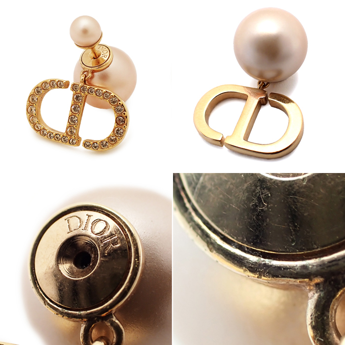 クリスチャンディオール(Christian Dior) トライバル ピアス ピンク