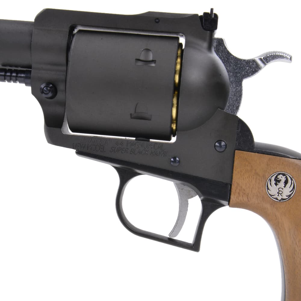 マルシン ガスガン Super Blackhawk 7.5インチ ブラック HW 木製