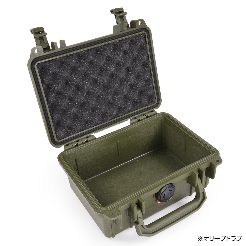 ペリカン1200case防水セキュリティケース オリーブグリーン新品