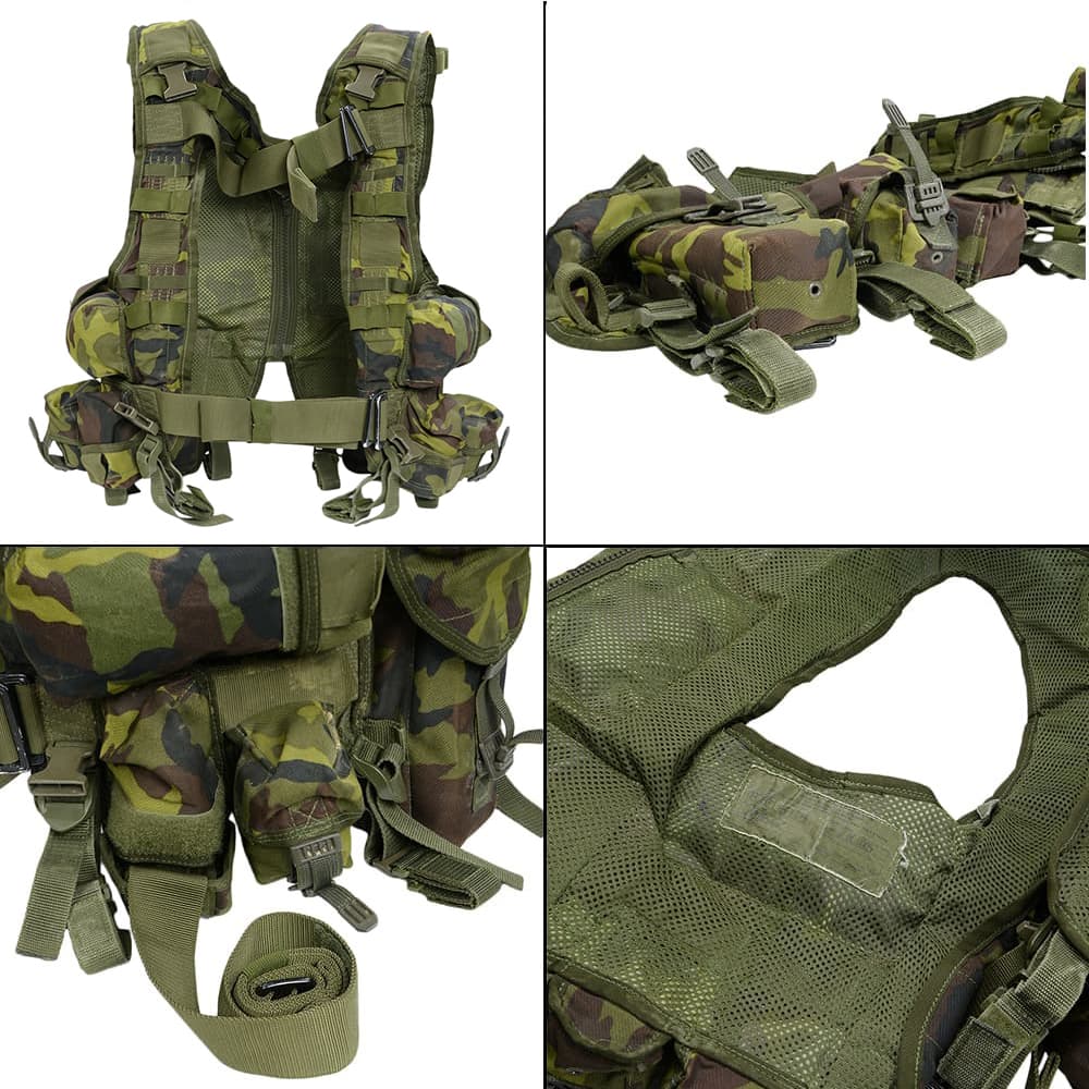 チェコ軍放出品 タクティカルベスト MNS-2000装備 Vz95迷彩
