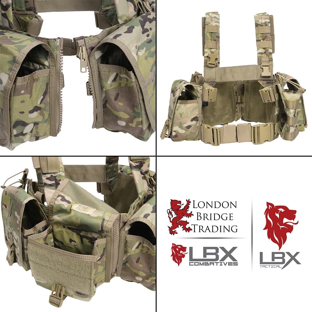 レプリカ lbt1961 チェストリグ マルチカムブラック 実生地 チェスト