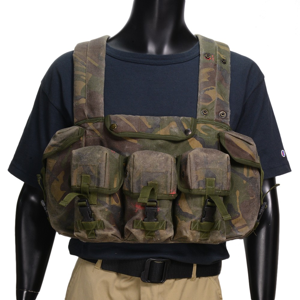 迷彩 チェストリグ 3ポケット