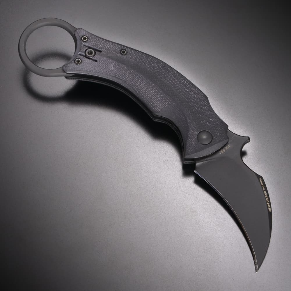 FOX KNIVES 折りたたみナイフ Black Bird カランビット ライナーロック