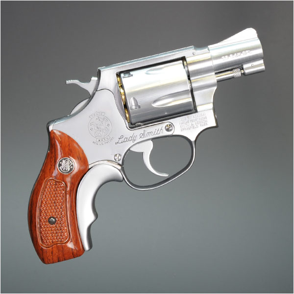 極美!! コクサイ S&W M64 4in モデルガン 純正木グリ付 未発火 極美