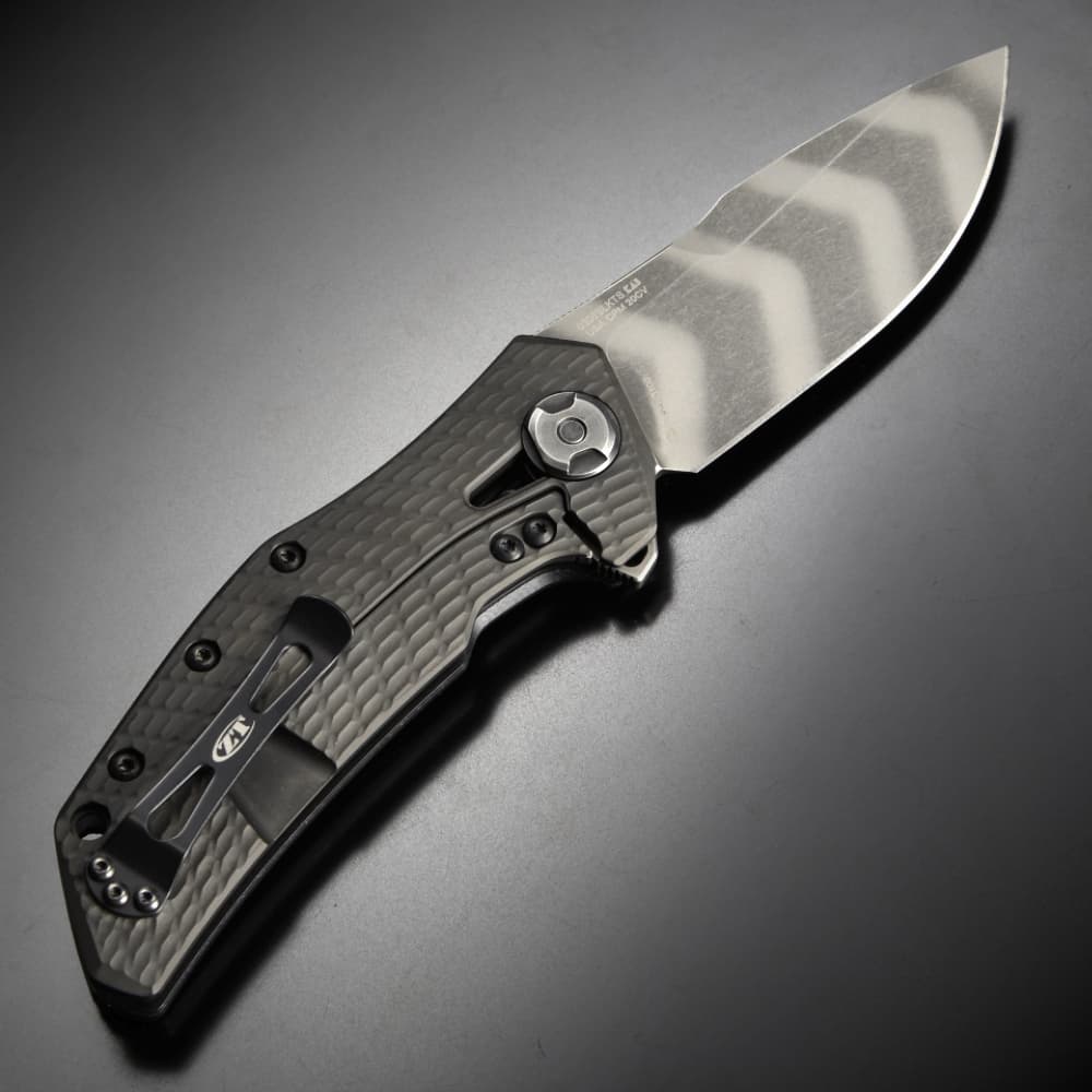 Zero Tolerance 折りたたみナイフ 0308BLKTS タイガーストライプ