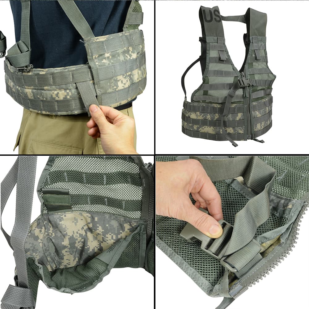 MIL-TEC社製 タクティカルベスト フレクターカモ迷彩 ドイツ軍迷彩 M