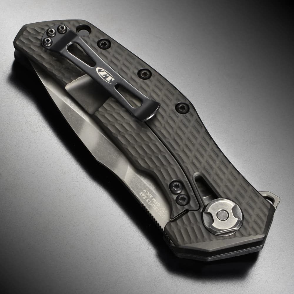 Zero Tolerance 折りたたみナイフ 0308BLKTS タイガーストライプ
