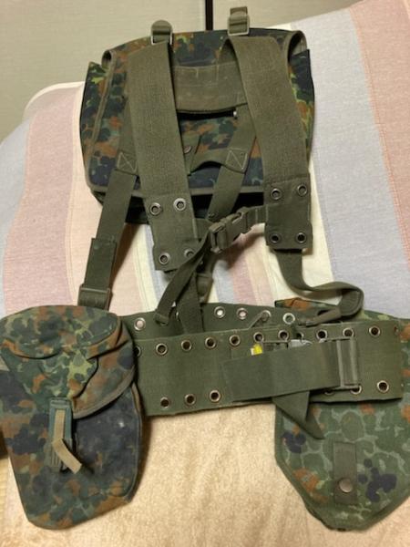 ドイツ軍放出品 装備セット 5点 システム95 フレックタン迷彩