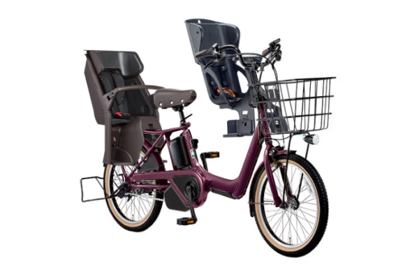 パナソニックギュットアニーズ 3人乗り電動自転車 子供乗せシート付き