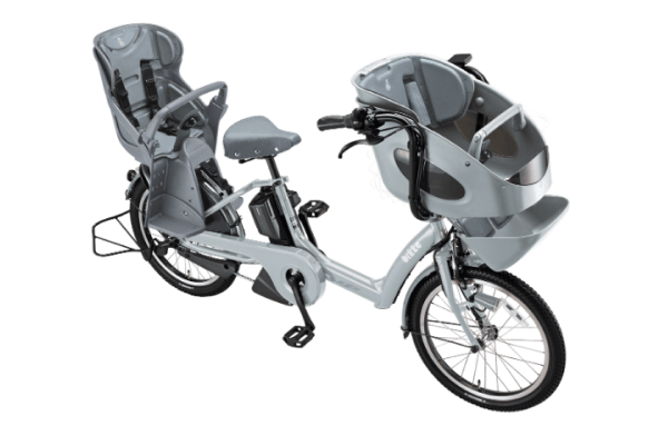 2536ブリヂストン3人乗り対応子供乗せ電動アシスト自転車 5483子供乗せ