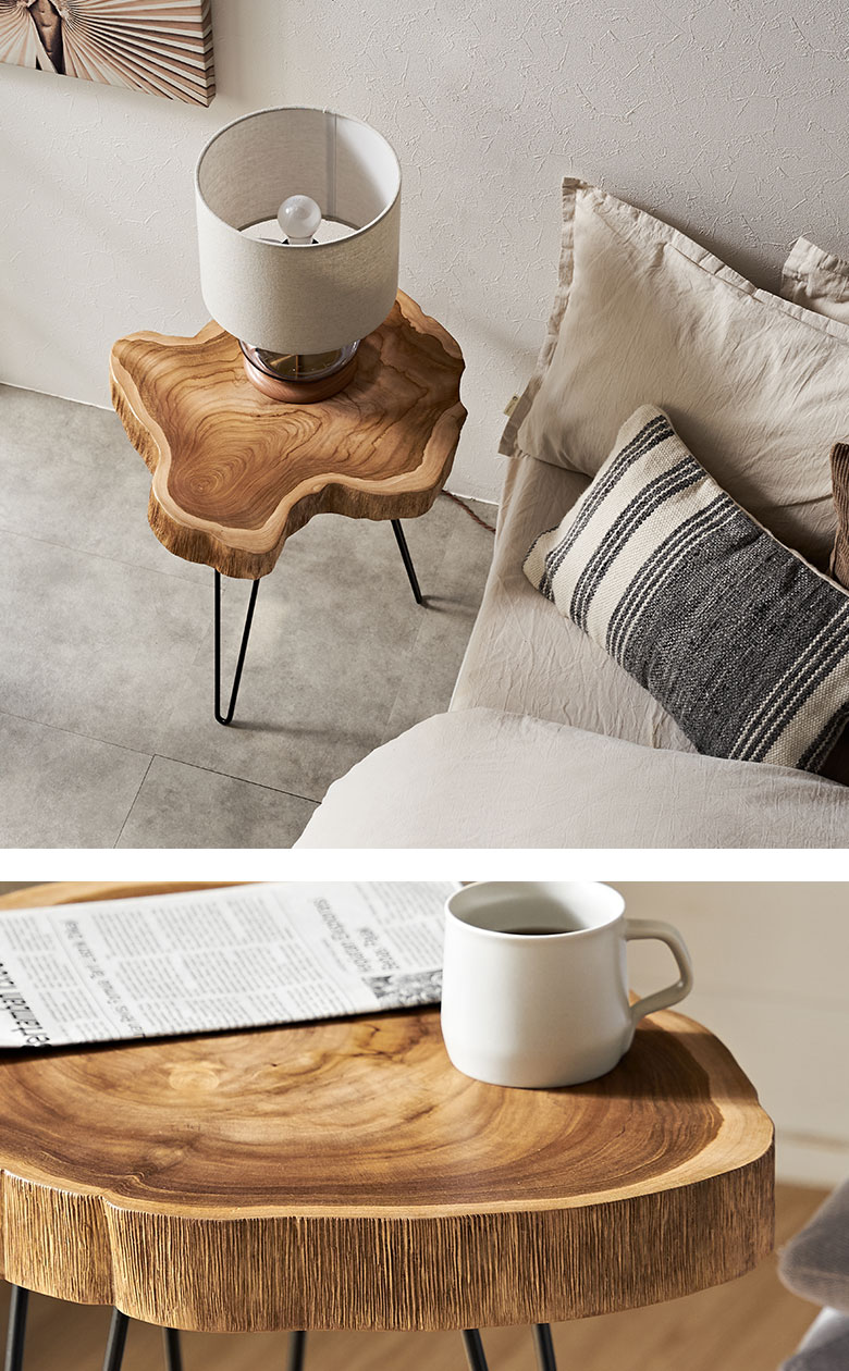 369様 木製｜無垢材｜組木｜サイドテーブル｜ 369様木製｜無垢材｜組木