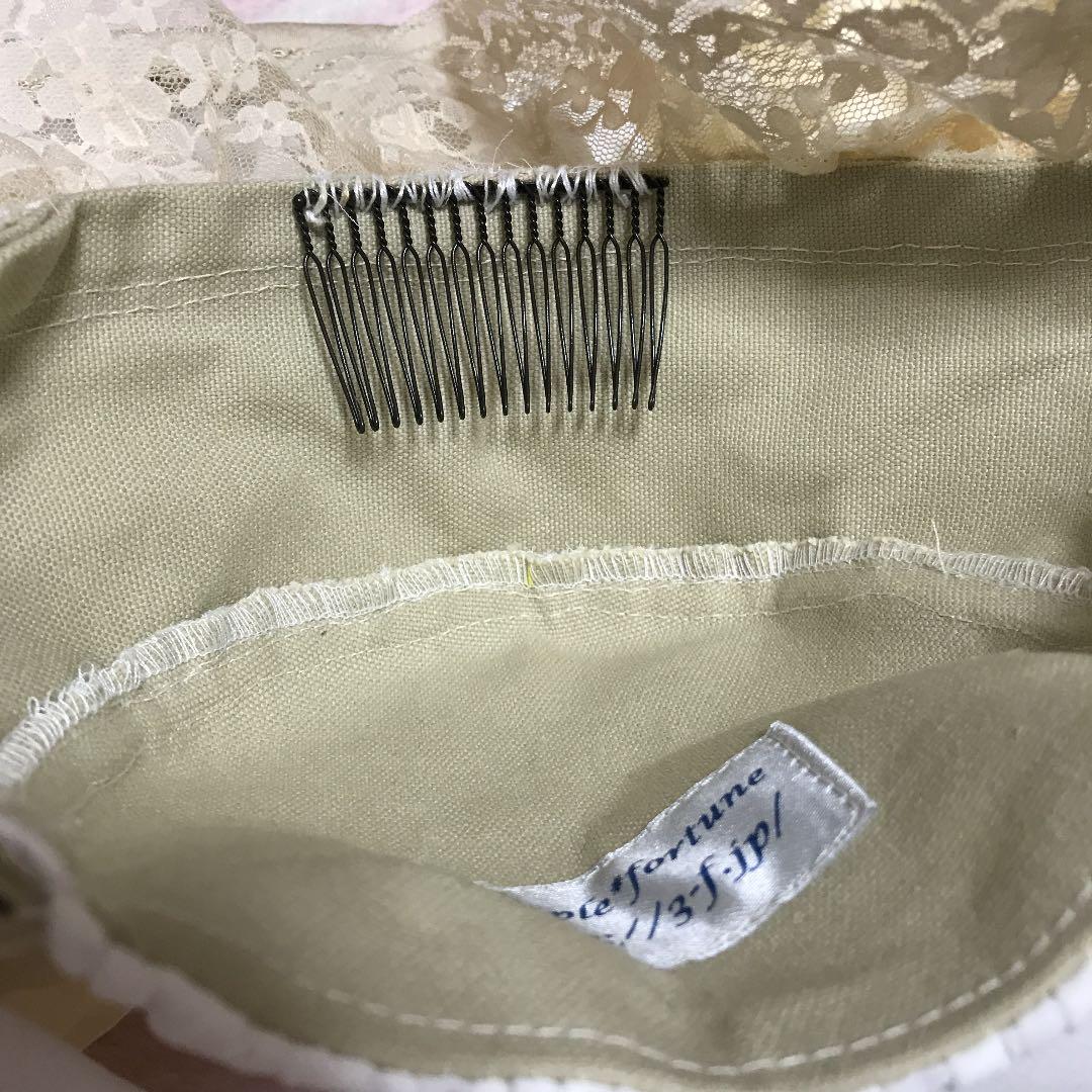 triple fortune ボンネット(ホワイト×ベージュ) | Shop at Mercari