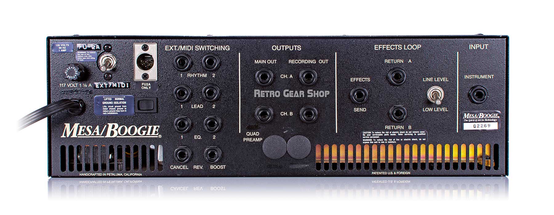 ランペイジ Mesa Boogie Quad Preamp ランペイジ Mesa Boogie Quad