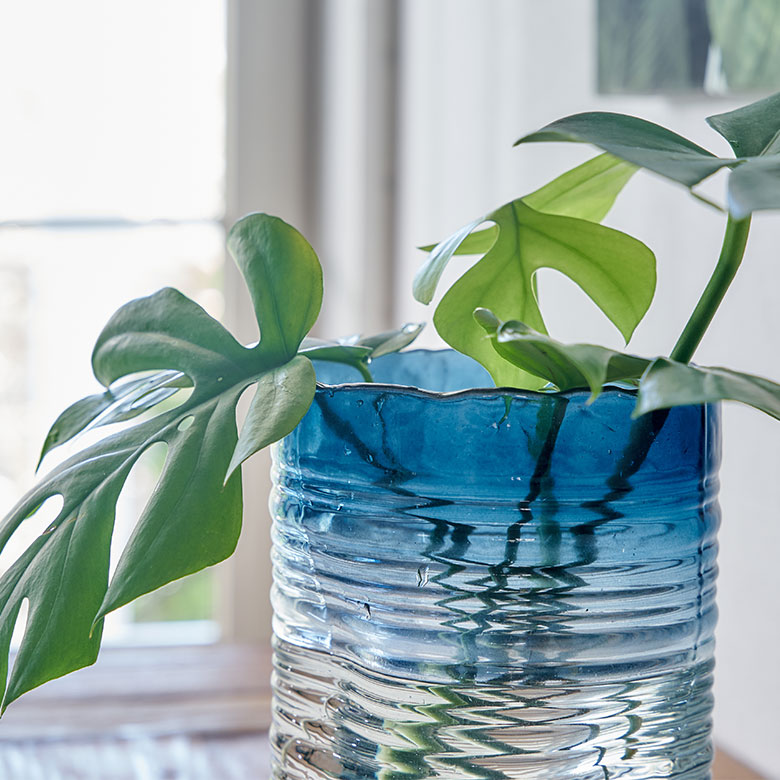 グラデーションガラス花瓶 高さ30cm