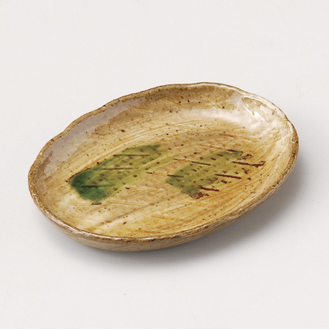 黄瀬戸絵変り小皿 5枚 [B24547] 黄瀬戸絵変り小皿 5枚 [B24547] 黄瀬戸