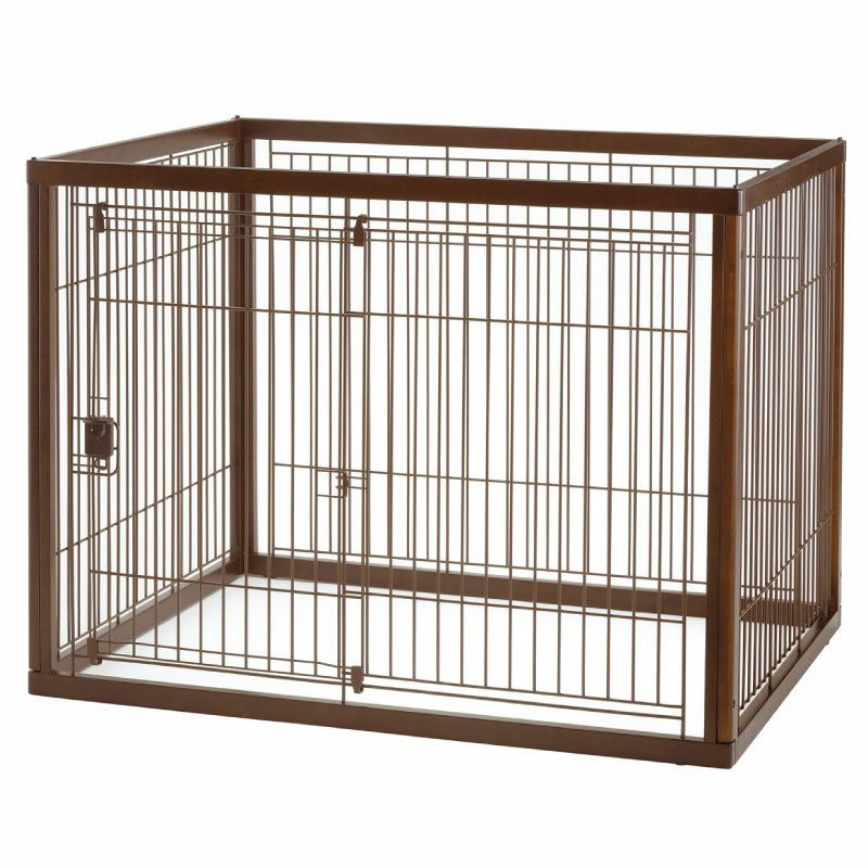 木製スライドペットサークル ワイド屋根面 | リッチェル公式ウェブショップ