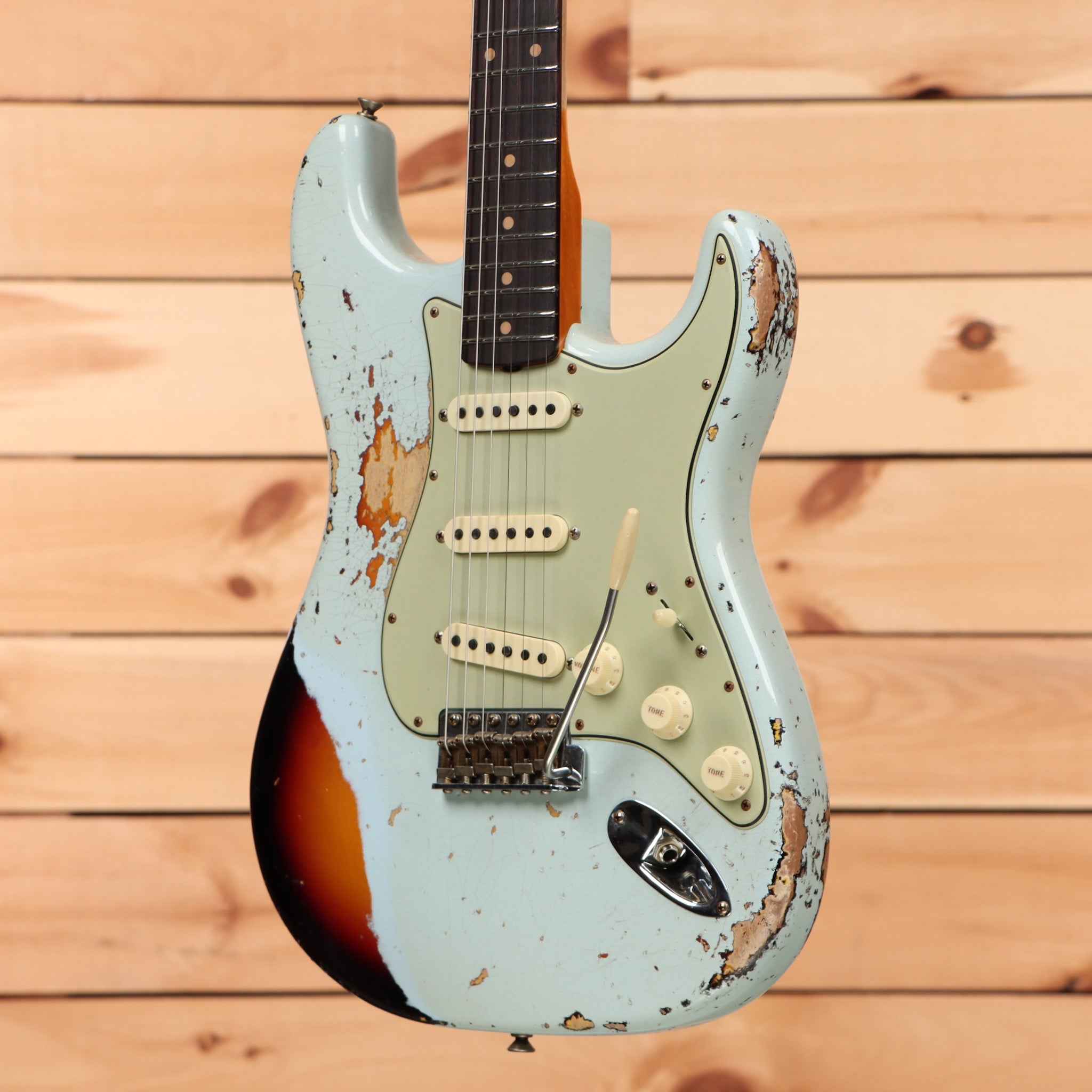 Fender Custom Shop 1960 Stratocaster Heavy Relic - Aged Sonic Blue
