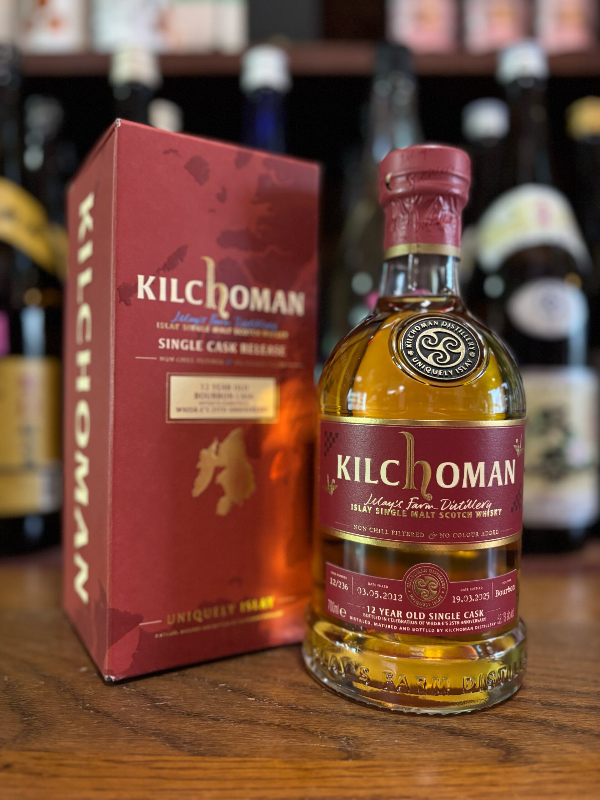 キルホーマン 12年 2012 バーボンバレル for Whisk-e 25周年記念
