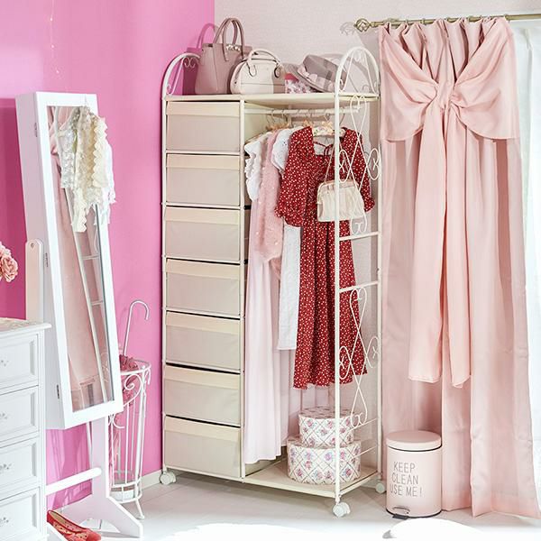 かわいいハンガーラック特集｜かわいく収納してお部屋のイメージアップ