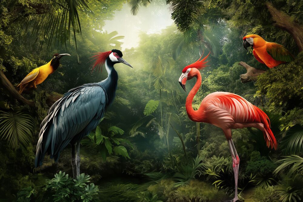 YellowKornerイエローコーナー パラダイス・フォレスト アートパネル