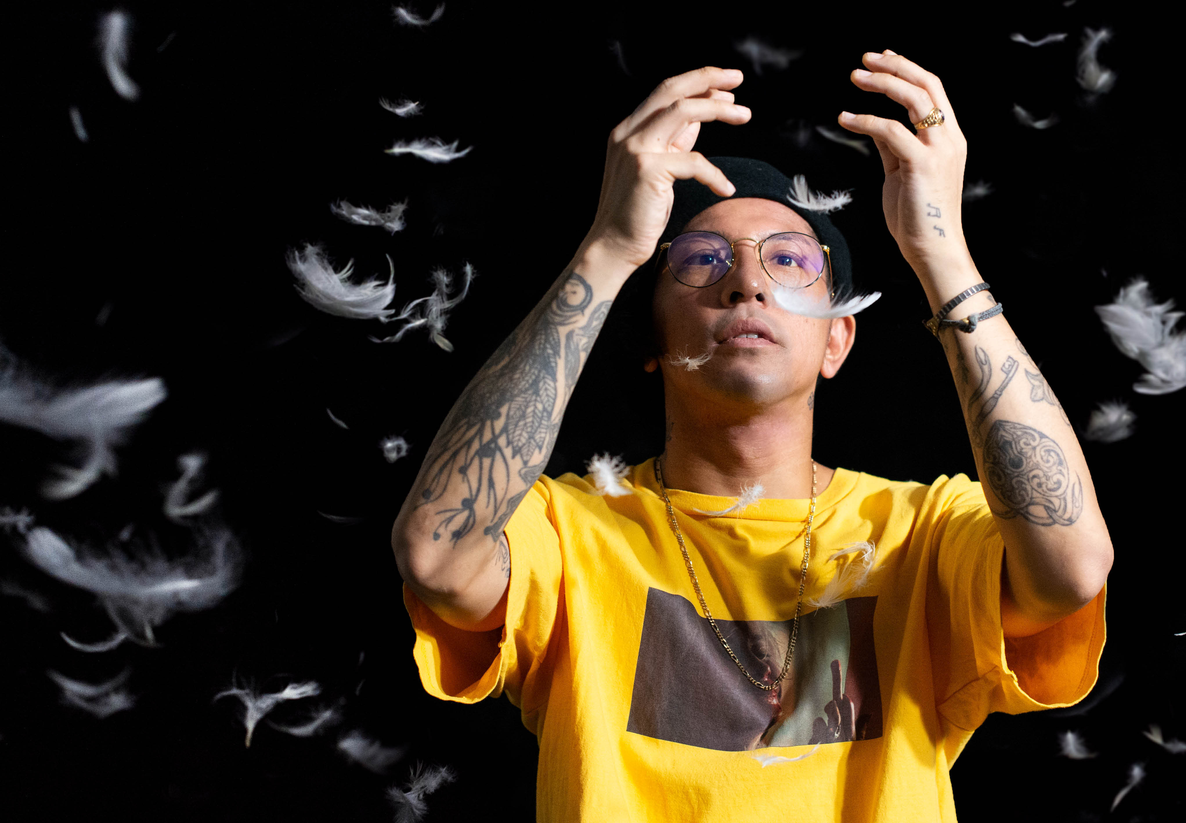 JSFコラボロンT Straight Up NEVERMIND 降谷建志 K j JSFコラボロンT