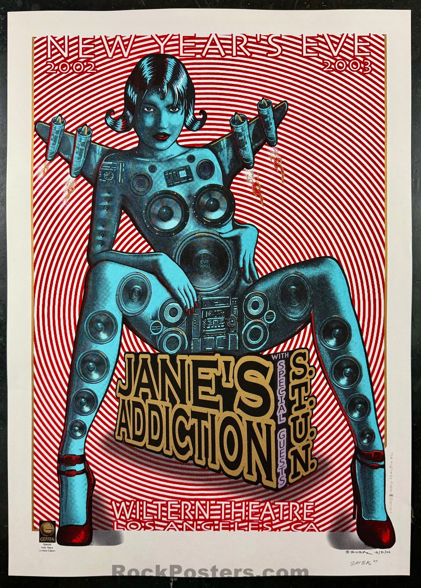 AUCTION - Jane's Addiction - Los Angeles '02 - Emek - Candy Cane