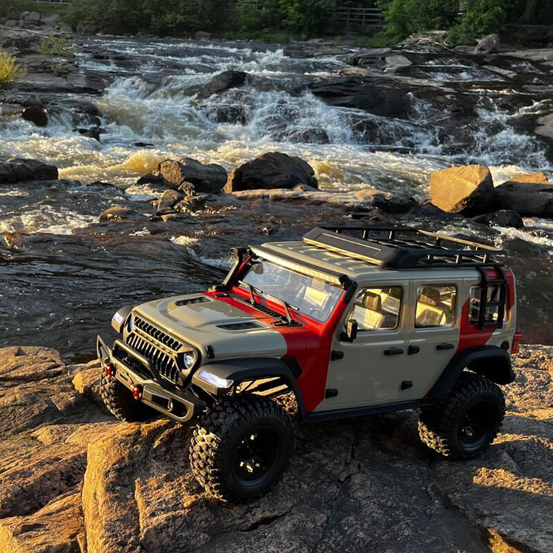 Rlaarlo RTR 1/7 Scale 4WD Brushed RC Crawler MK-07 Hand-Painted