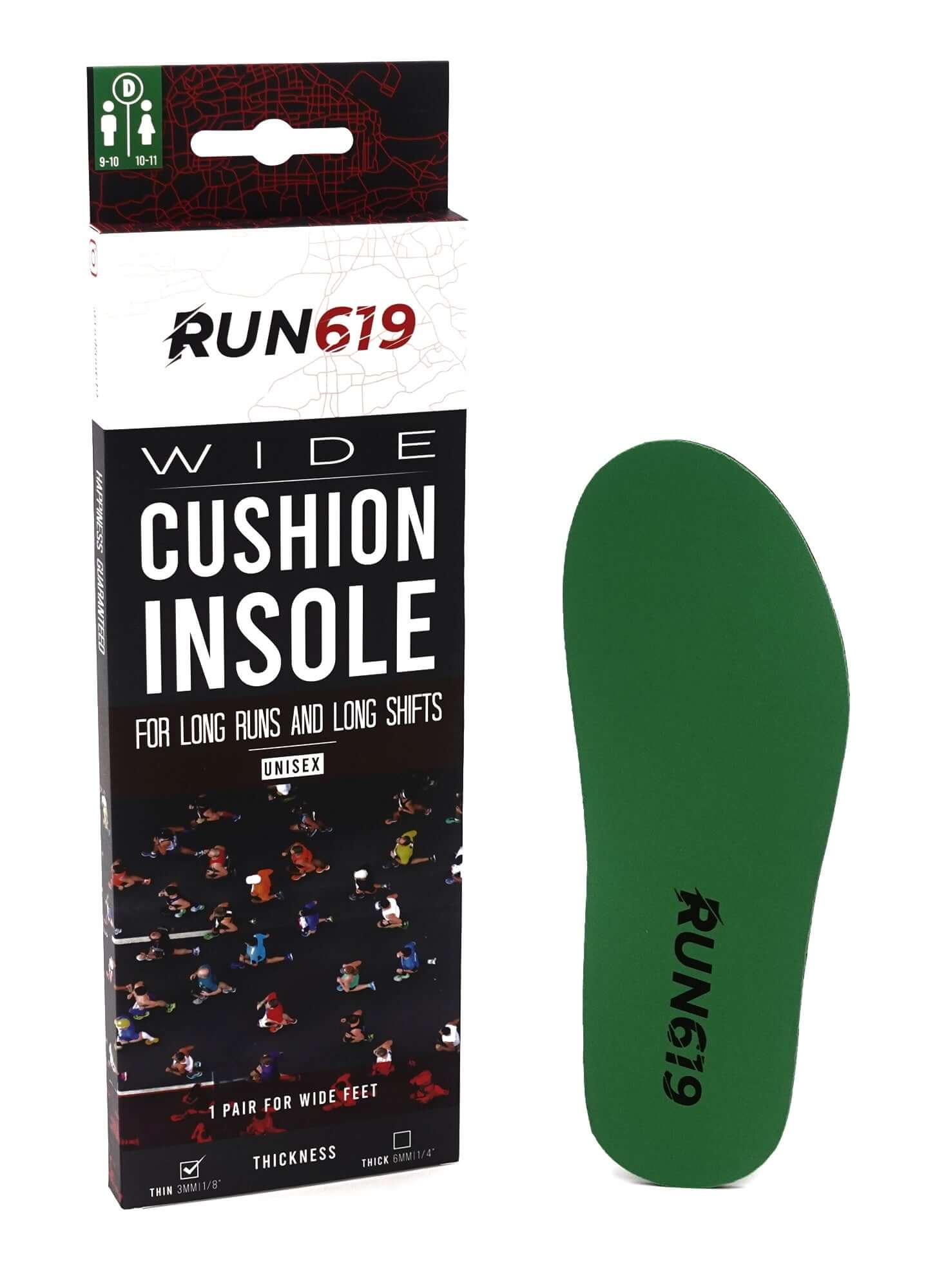 Thin Wide Flat Insoles by Run 619 | Zero Drop | 3 mm – Run 619 Insoles