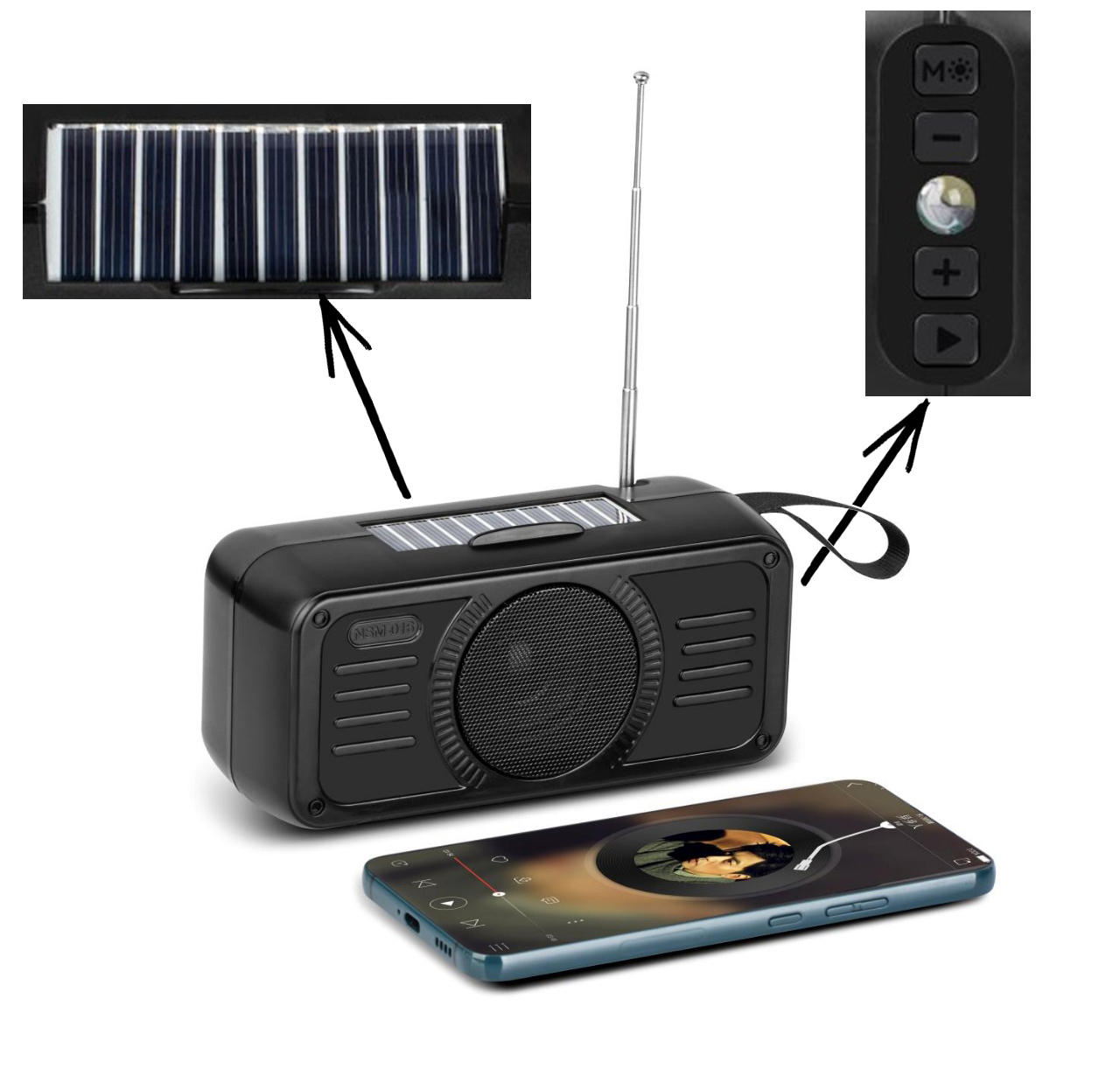 NSM-016サブウーファーステレオウーファーワイヤレスBTスピーカー