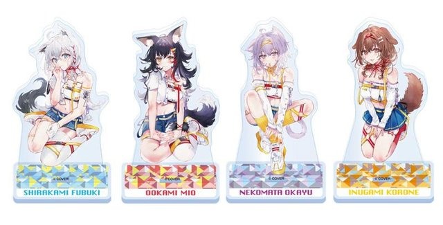 ホロライブ」ナムココラボ開催！ 白上フブキ、戌神ころね、大神ミオ