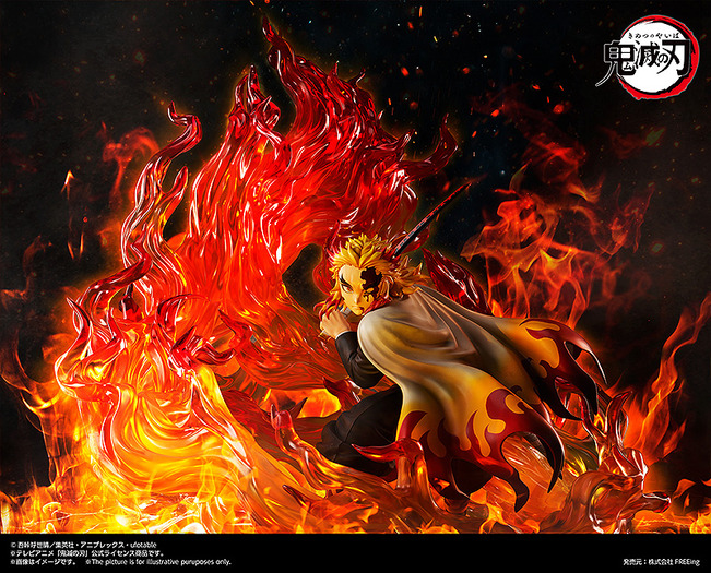 鬼滅の刃」煉獄杏寿郎、“奥義 玖ノ型・煉獄”を放つ一瞬を1/4スケール