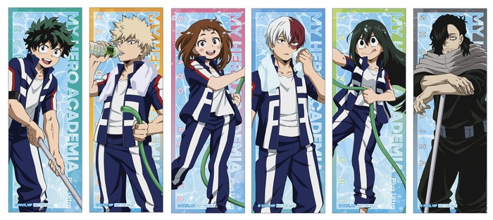 ヒロアカ」デクや爆豪、轟たちがプールを掃除♪ 描き下ろしグッズ登場