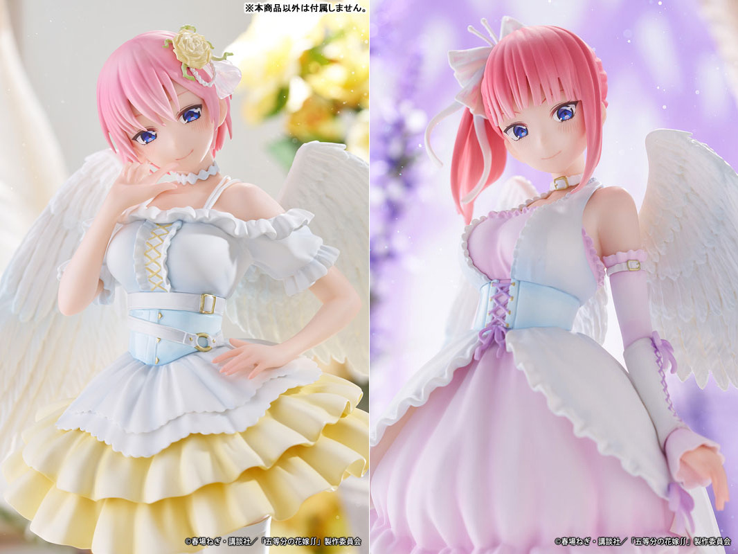 五等分の花嫁」中野一花＆二乃が天使に!? 新たな装いのフィギュア“天使