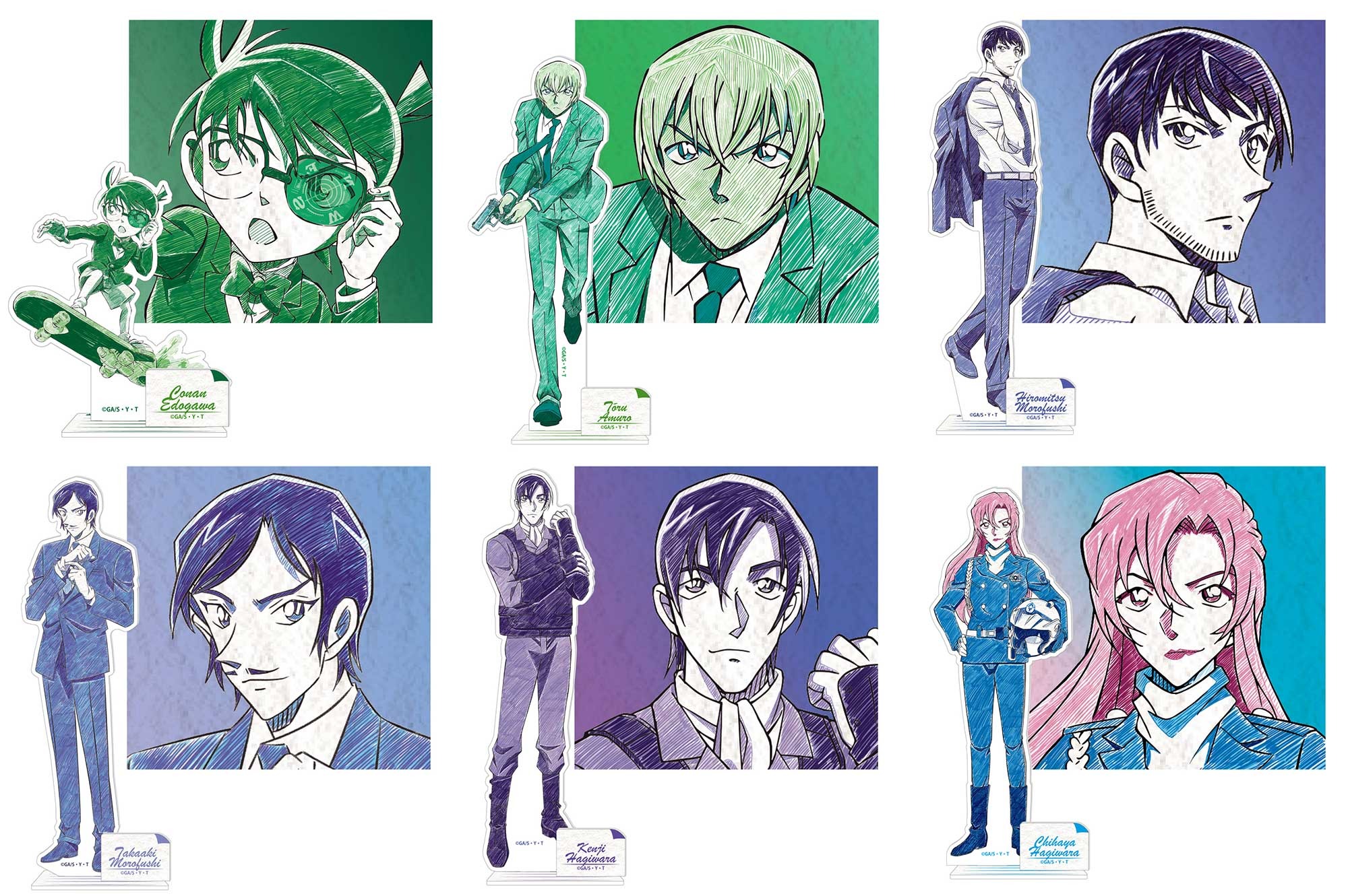 名探偵コナン」安室透や諸伏景光＆高明、萩原研二＆千