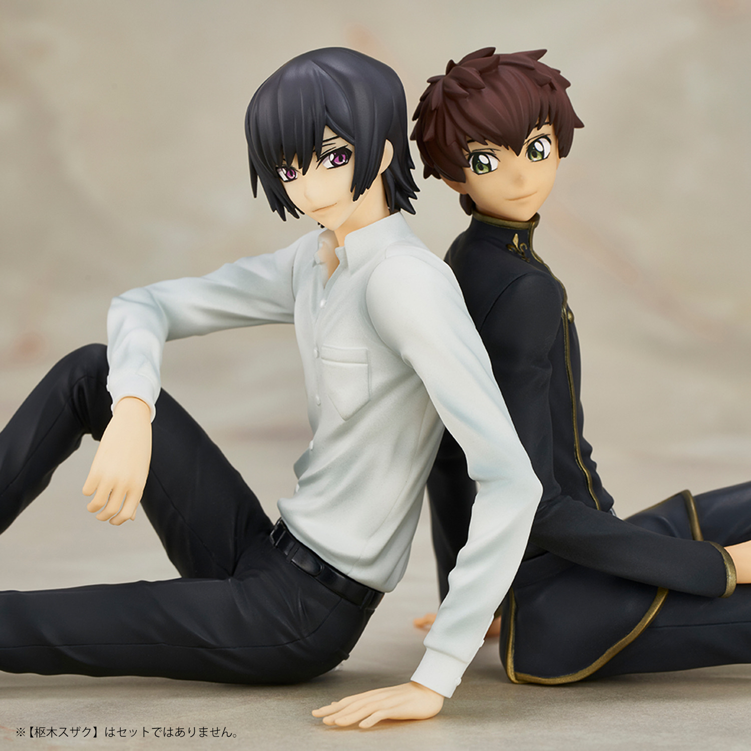 コードギアス」ルルーシュ＆スザク、リラックスしながら制服姿で話す姿