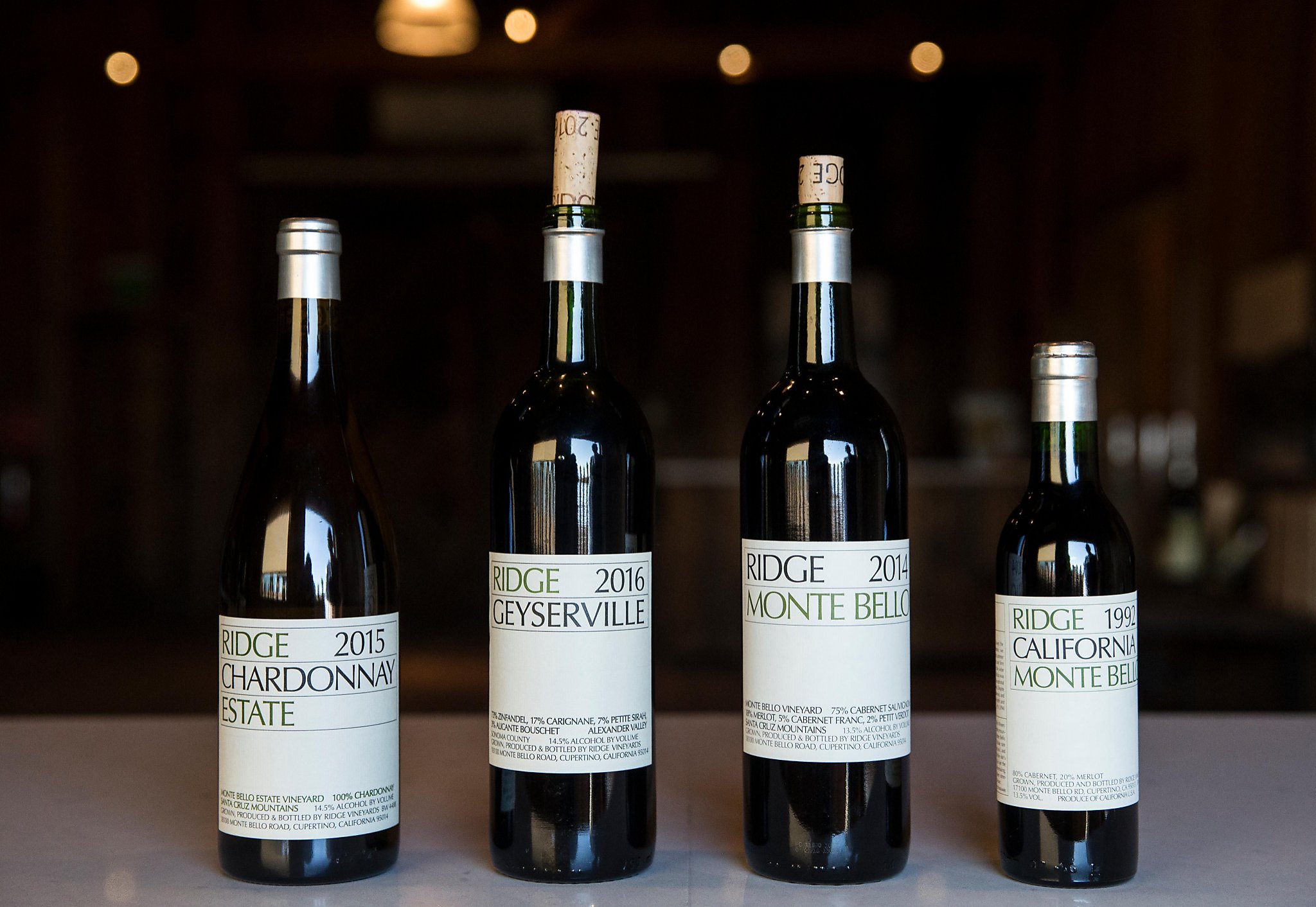 リッジ カリフォルニア サンタクルーズ マウンテンズ2002 年 赤ワイン