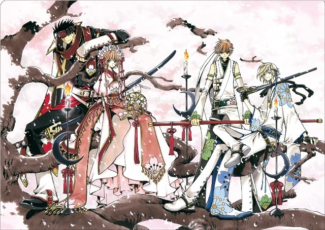 京まふ2014 CLAMP原画展 A4クリアファイル ファイルセットA.B クリア