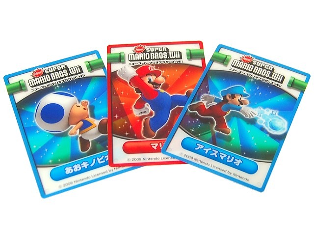 ウエハース カード newスーパーマリオブラザーズwii マリオ35周年 未