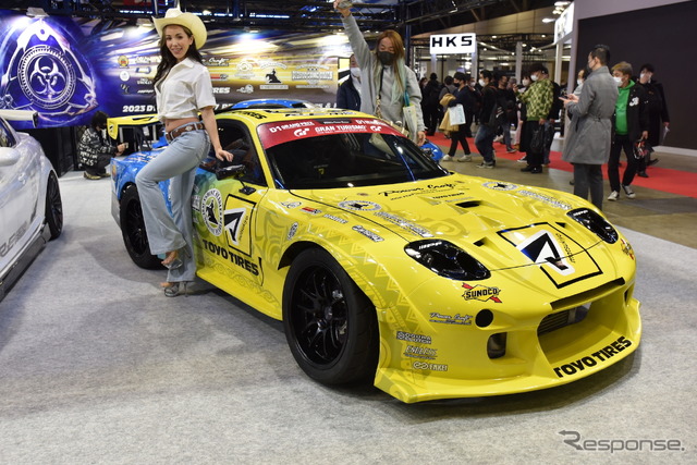 ロータリーの老舗RE雨宮、RX-7 ドリフトマシンを発表…東京オートサロン