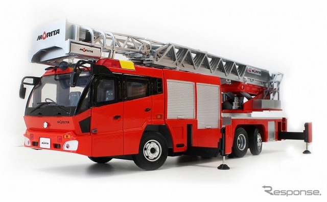 ☆激レア☆モリタ先端屈折式はしご付消防車スーパージャイロラダー（1