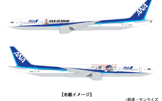 ANA×ガンダムジェット、7月16日就航…ガンプラ生誕30周年 | レスポンス