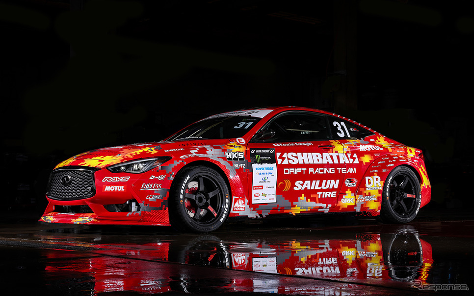 インフィニティ、D1GP参戦の柴田自動車を「公認サポーター」として認定