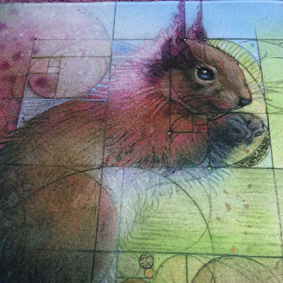 mtg プレイマット Force of Squirrel 意志の力 SCG リス Funny