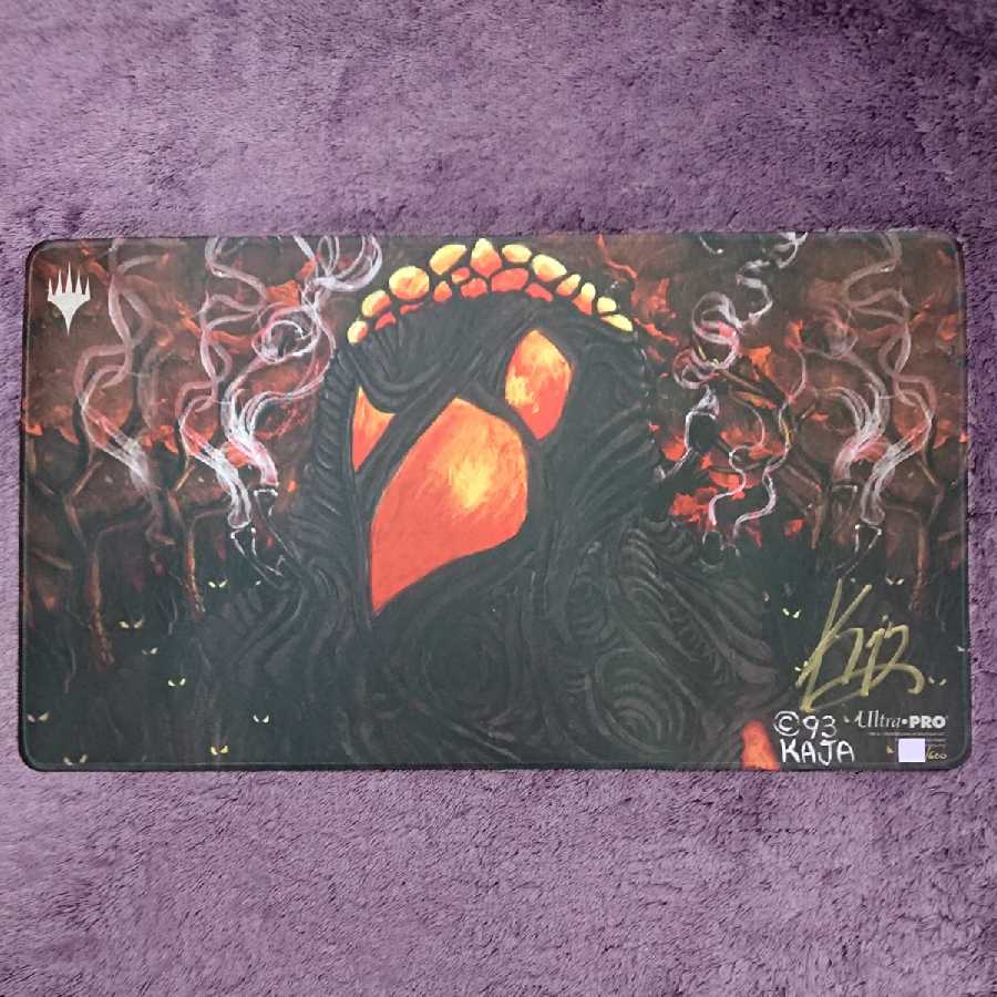 MTG guru land 平地 プレイマット サイン入り 2025年最新】mtg