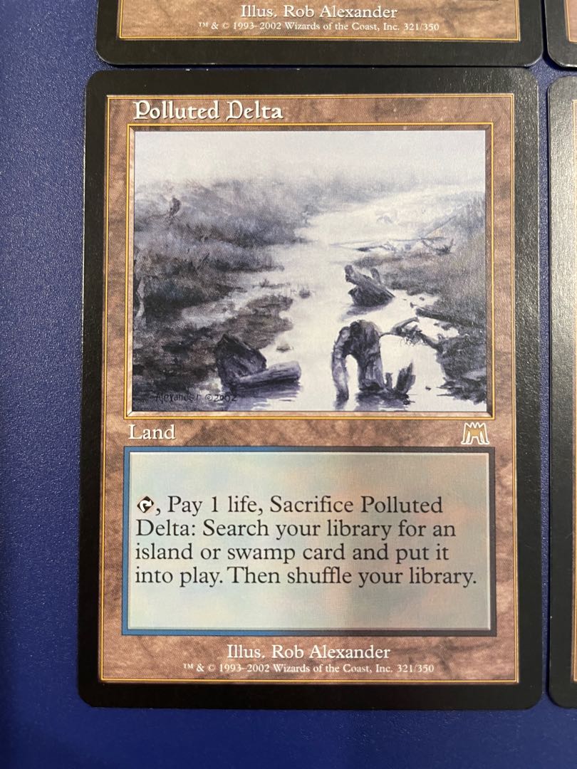 MTG foil 英語版 汚染された三角州 旧枠 ① MTG foil 英語版 汚染